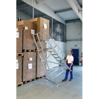 Aluminium-Plattformleiter, einseitig begehbar