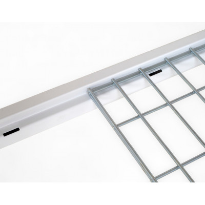 Weitspannregal mit Gitterböden - Epsivol - allseitig geschlossen - Tiefe 600 mm