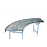 Klein-Rollenbahn aus Stahlrohr, verzinkt Ø 20 x 1,0 mm