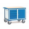 Tischwagen mit verschließbarem Schrank oder Schubladen Ausführung | mit 4 Schubladen und einem Schrank