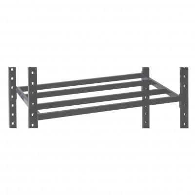 Fachbodenregal Fli 50 mit Stahlrohrböden Typ 250 - Stecksystem - Tiefe 400  mm