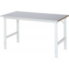 Arbeitstisch mit Stahlblech-Platte - verstellbar 760-1080 mm