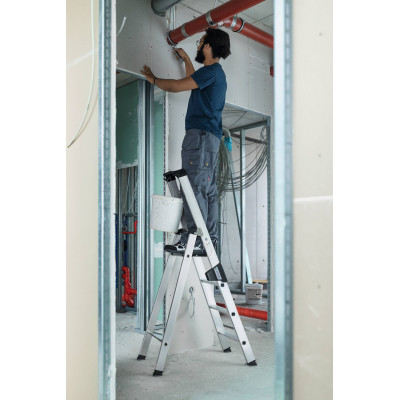 Aluminium-Stehleiter - einseitig begehbar