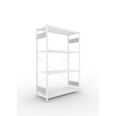 Fachbodenregal CLIP, Länge 1300 mm - Fachlast 230 kg