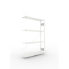 Fachbodenregal CLIP, Länge 1300 mm - Fachlast 230 kg