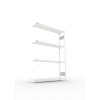 Fachbodenregal CLIP, Länge 1300 mm - Fachlast 230 kg