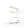 Fachbodenregal CLIP, Länge 1300 mm - Fachlast 230 kg