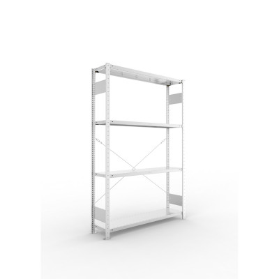 Fachbodenregal CLIP, Länge 1300 mm - Fachlast 230 kg