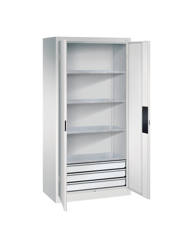 Schwerlastschrank mit Schubladenblock - Höhe 1.950 mm - C+P