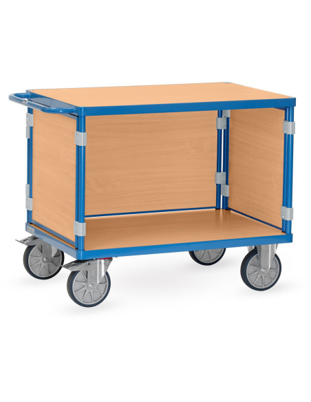 Tischwagen mit 3 Wänden FETRA - Traglast 500 - 600 kg