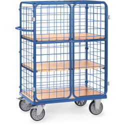 Etagenwagen mit Flügeltüren - Traglast 600 kg - Fetra 2