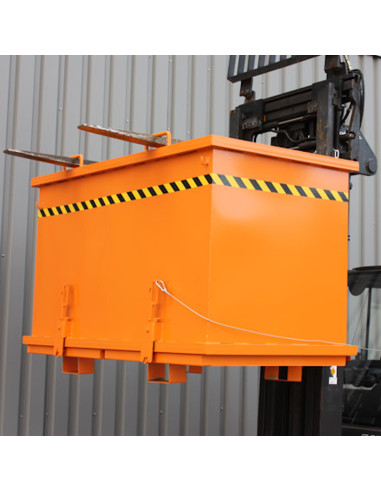 Klappbodenbehälter mit Fraktionen - Traglast 1.500 kg - Eichinger