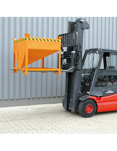 Silobehälter mit Auslaufschieber - Eichinger