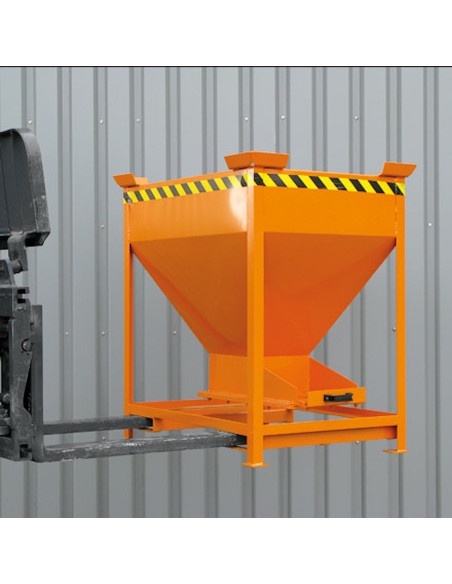 Silobehälter mit Dosier-Schiebeklappe - Eichinger