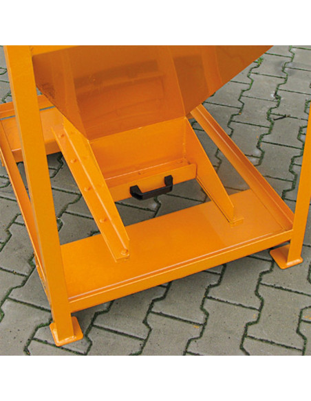 Silobehälter mit Dosier-Schiebeklappe - Eichinger