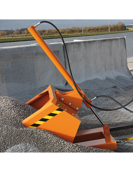 Ladeschaufel mit zentralen Hydraulikzylinder - Eichinger