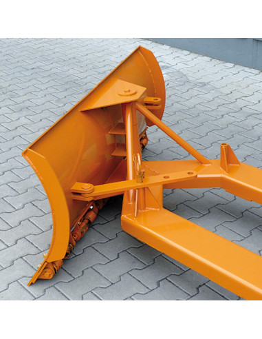 Robuster Schneeschieber für Stapler - Effiziente Schneeräumung