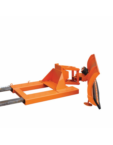 Zuverlässiger Schneepflug für Stapler - Einfahrtaschen unten