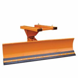 Effizienter Schneepflug für Stapler - Einfahrtaschen oben