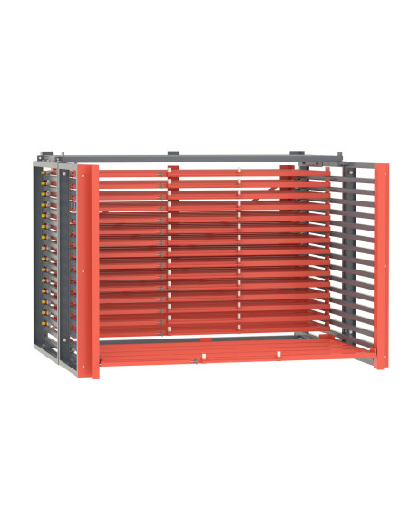 Schubfachregal für Bleche - leicht