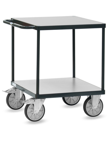 Tischwagen mit 2 quadratischen Ladeflächen FETRA - Traglast 500 - 600 kg