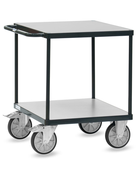 Tischwagen mit 2 quadratischen Ladeflächen FETRA - Traglast 500 - 600 kg