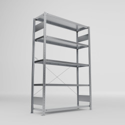 Fachbodenregal Stecksystem CLIP S3, Fachlast 230 kg, pulverbeschichtet 2