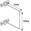 Trennbügel für Multipal Profillagerregal Stecksystem