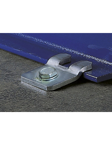 Fußverdübelungsset für Kragarmregal, verzinkt - Meta