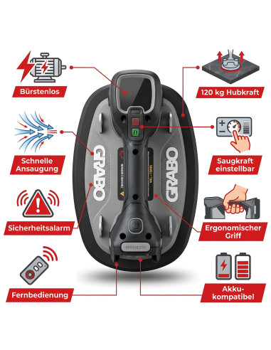 Akku-Vakuum-Handsaugheber Typ Brushless