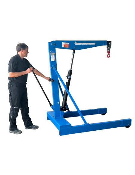 Leichtbaukran mit parallelem Fahrgestell