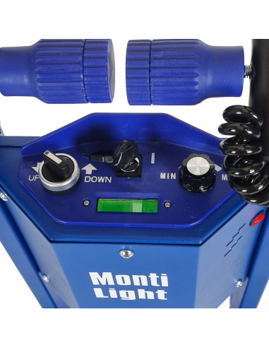 Elektrischer Treppensteiger Monti Light - Übersichtliche Konsole mit Akkuladestand für einfache Bedienung