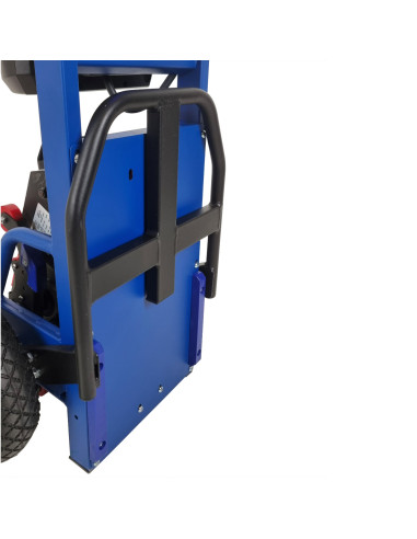 Einklappbare Ladefläche des Leichtgewichtstreppensteigers Monti Light