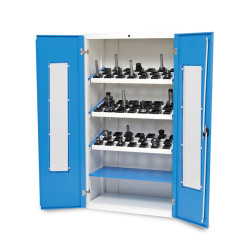 CNC- Vitrinenschrank inkl. CNC-Werkzeugaufnahmerahmen