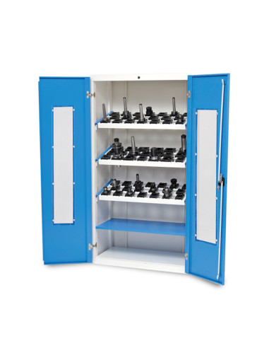 CNC- Vitrinenschrank inkl. CNC-Werkzeugaufnahmerahmen