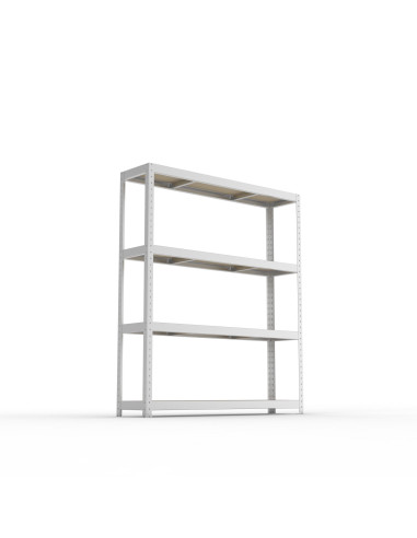 Weitspannregal META Speed Rack - verzinkt - mit Spanplattenböden