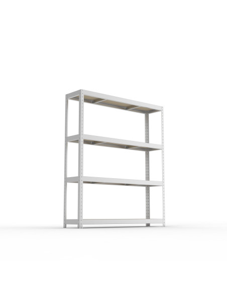 Weitspannregal META Speed Rack - verzinkt - mit Spanplattenböden