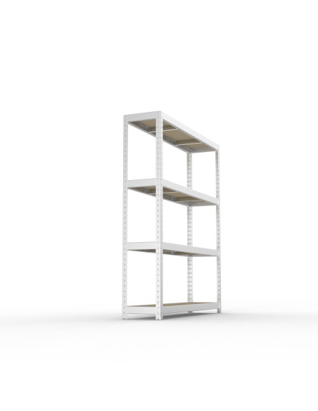 Weitspannregal META Speed Rack - verzinkt - mit Spanplattenböden