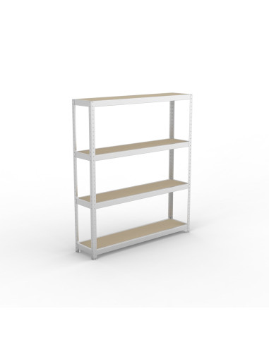 Weitspannregal META Speed Rack - verzinkt - mit Spanplattenböden