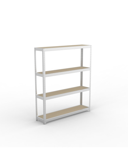 Weitspannregal META Speed Rack - verzinkt - mit Spanplattenböden