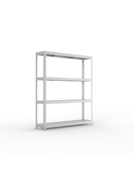 Weitspannregal META Speed Rack - verzinkt - mit Stahlpaneelen