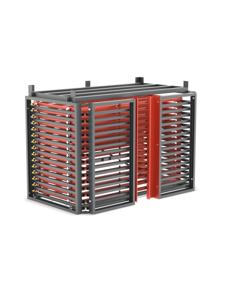 Schubfachregal für Bleche - leicht