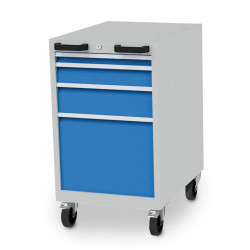 CNC-Schubladenschrank mobil - Tiefe 736 mm