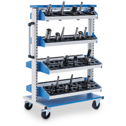 CNC-Bestückungswagen mit Werkzeugaufnahmeböden