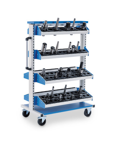CNC-Bestückungswagen mit Werkzeugaufnahmeböden