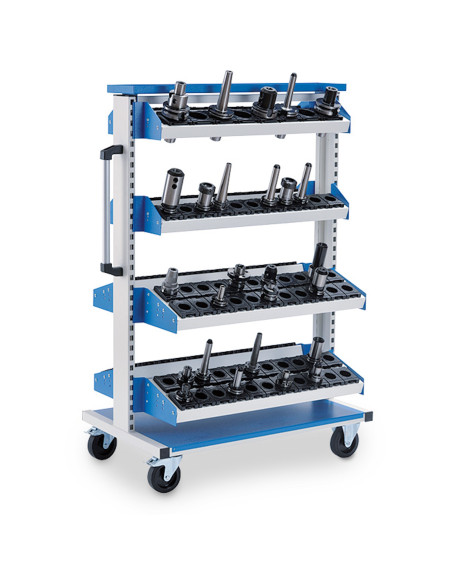 CNC-Bestückungswagen mit Werkzeugaufnahmeböden