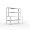 Packtisch Weitspannregal mit Ablage META Speed Rack