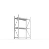 Weitspannregal META Mini Rack - verzinkt - mit Stahlpaneelen