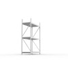 Weitspannregal META Mini Rack - verzinkt - mit Stahlpaneelen