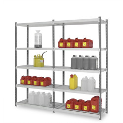 Fachbodenregal Stecksytem Flip Containment - mit Auffangwannen 2